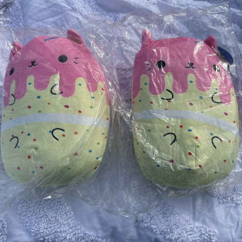 2 Cats vs Pickles Plush Beanie jumbo Cute  New